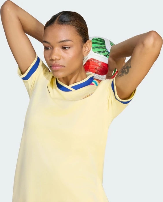adidas FIFA WM 2026 Curacao Auswärtstrikot kurzarm almost yellow (Damen)