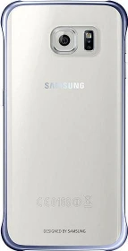 Samsung Clear Cover für Galaxy S6 Edge schwarz