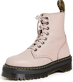 Dr. Martens Jadon III Pisa Soft Leather Platform Boots vintage taupe