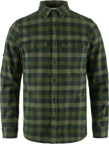 Fjällräven Skog Hemd langarm deep forest/laurel green (Herren)