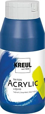 Kreul Solo Goya Triton Acrylic Acrylfarbe, kobaltblau, 750ml