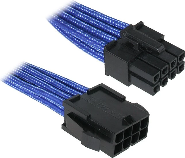 BitFenix Alchemy 8-Pin EPS12V Verlängerung 45cm, sleeved blau