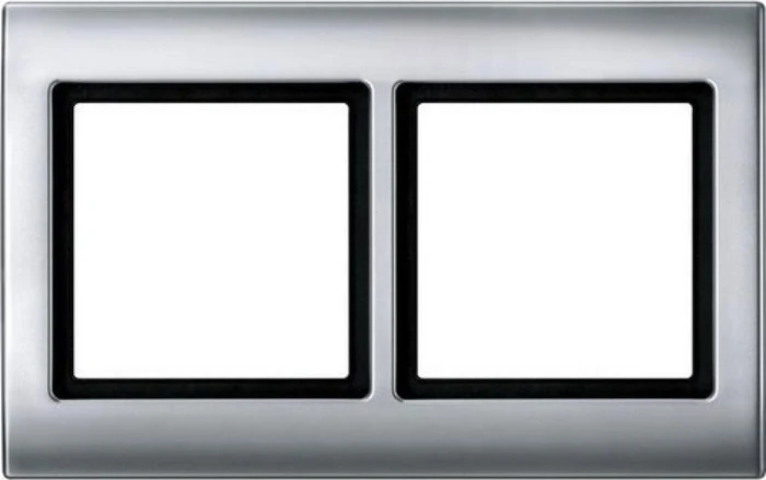 Merten Aquadesign Rahmen 2fach, aluminium