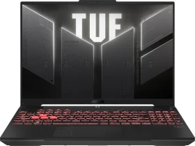 ASUS TUF Gaming A16 FA607NUQ-RL038W, Mecha Gray, Ryzen 7 170, 16GB RAM, 512GB SSD, GeForce RTX 4050, DE