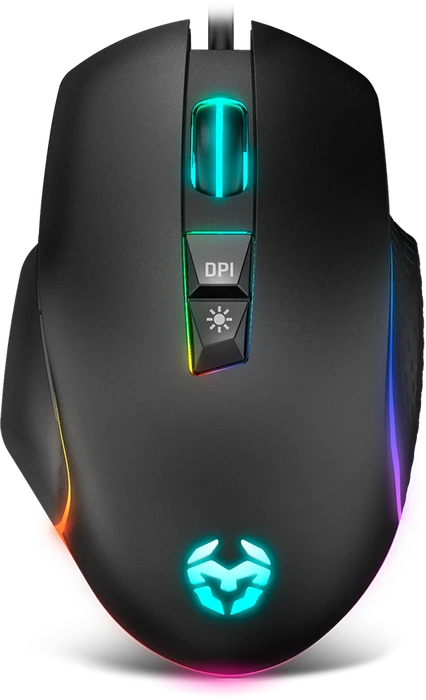 Krom Keos RGB Gaming Mouse, schwarz, USB