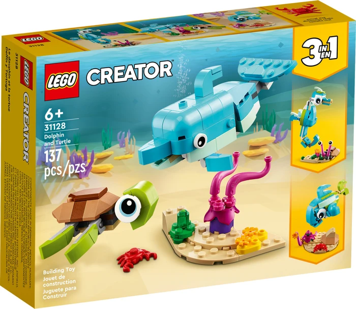 Delfin Und Schildkröte