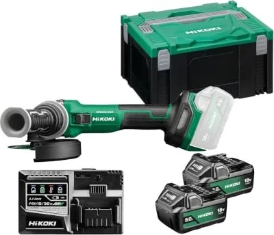 Hikoki G1813DVEWQZ Akku-Winkelschleifer inkl. Koffer + 2 Akkus 5.0Ah