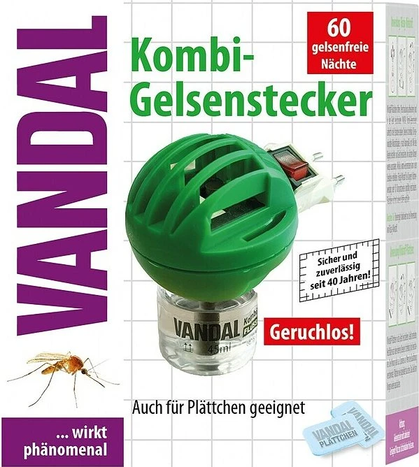 Vandal Kombi Gelsenstecker Insektenschutzgerät