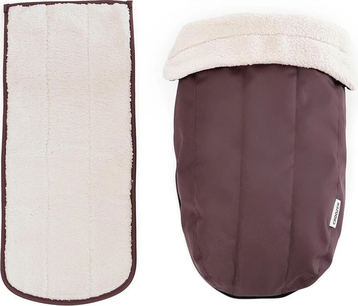 Croozer Kraams Fahrradanhänger Winter Set blossom red