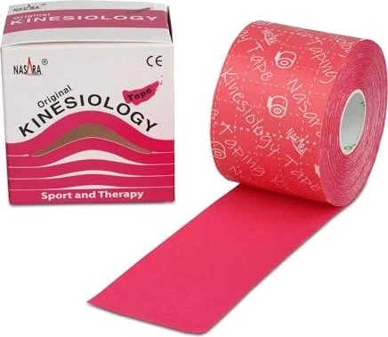 Nasara Kinesiology Tape Rolle 5cm x 5m pink