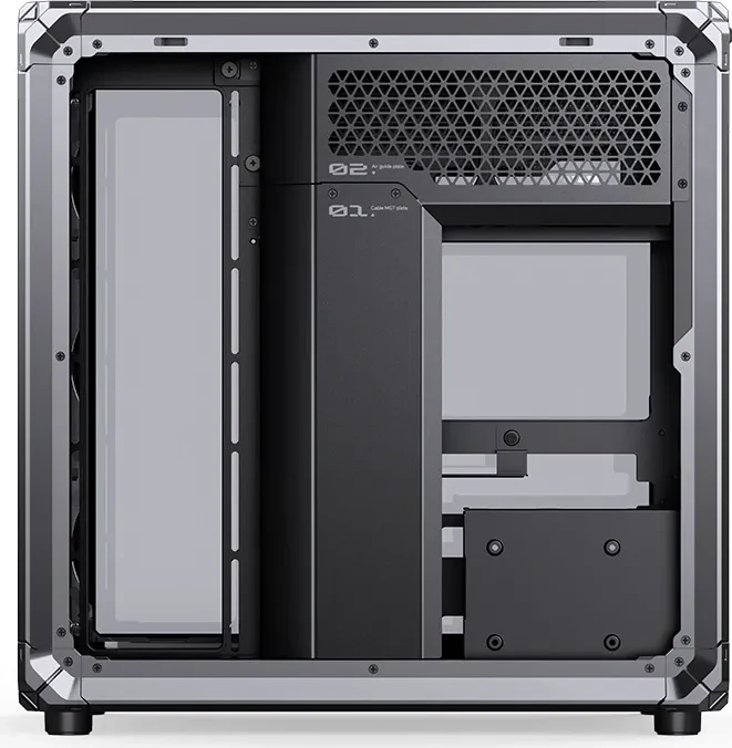 Jonsbo X400 Pro Gray, Glasfenster