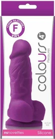 NS Novelties Colours Pleasures Dildo 4inch purple
