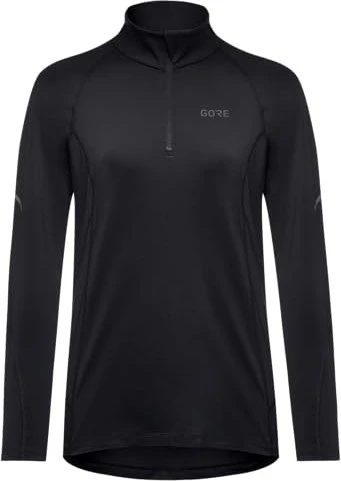Gore Wear M Mid Zip Trikot langarm schwarz (Damen)