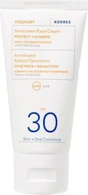 Korres Yoghurt Sonnencreme-Gel für das Gesicht LSF30, 50ml