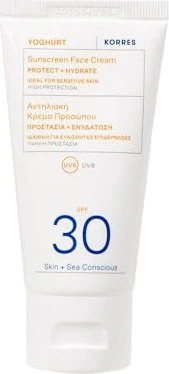 Korres Yoghurt Sonnencreme-Gel für das Gesicht LSF30, 50ml