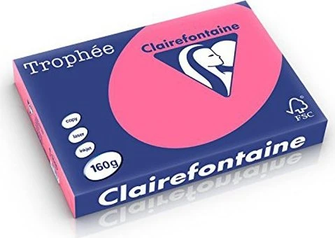 Clairefontaine Trophée Universalpapier matt fuchsia, A3, 160g/m², 250 Blatt
