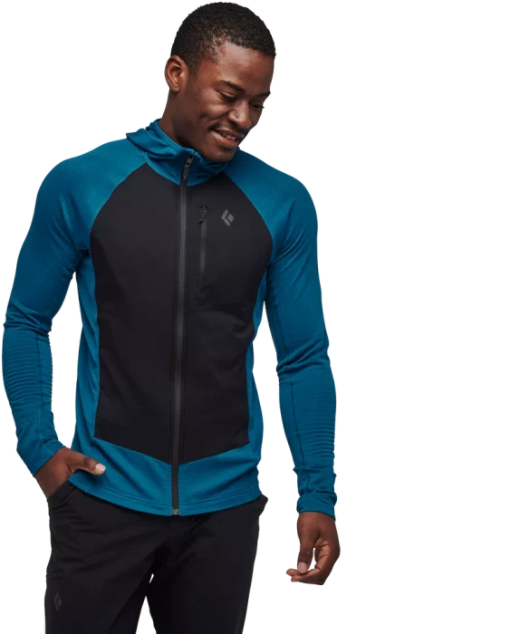 Black Diamond CoEfficient LT Hybrid Hoody Funktionsjacke kingfisher/black (Herren)