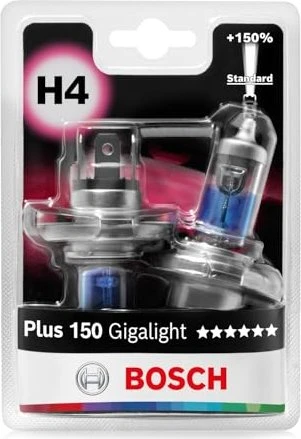 Bosch Gigalight Plus 150 H4 60/55W, 2er-Pack