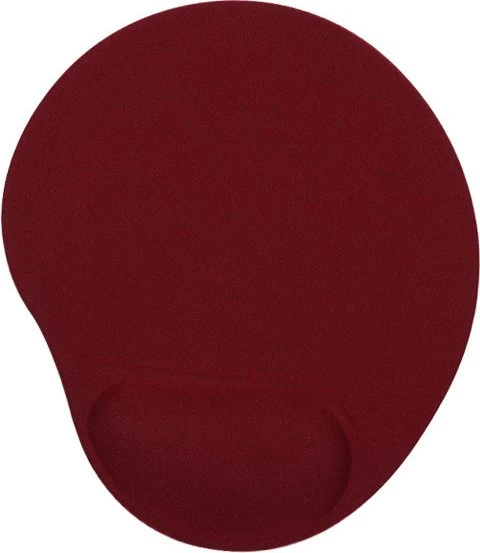 Powerton ERGO PALMA Mauspad mit Handauflage, 255x220mm, rot