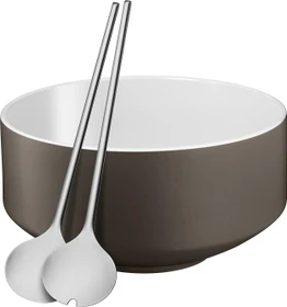 WMF Moto Salatschalen-Set satin lava grey, 3-tlg.
