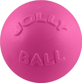 Jolly Pets Jolly Ball, Bounce-N-Play, 8" Large, rosa (Bubblegum)