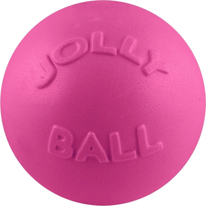 Jolly Pets Jolly Ball, Bounce-N-Play, 8" Large, rosa (Bubblegum)