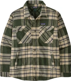 Patagonia Lightweight Insulated Fjord Flannel Hemd langarm ashore: old growth green (Herren)
