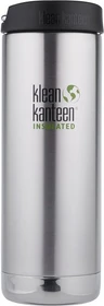 Klean Kanteen Tumbler Deckel und Trinkhalm Isolierbecher 473ml brushed stainless