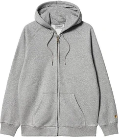 Carhartt Hooded Chase Jacket Hoodie grey heather/gold (Herren)