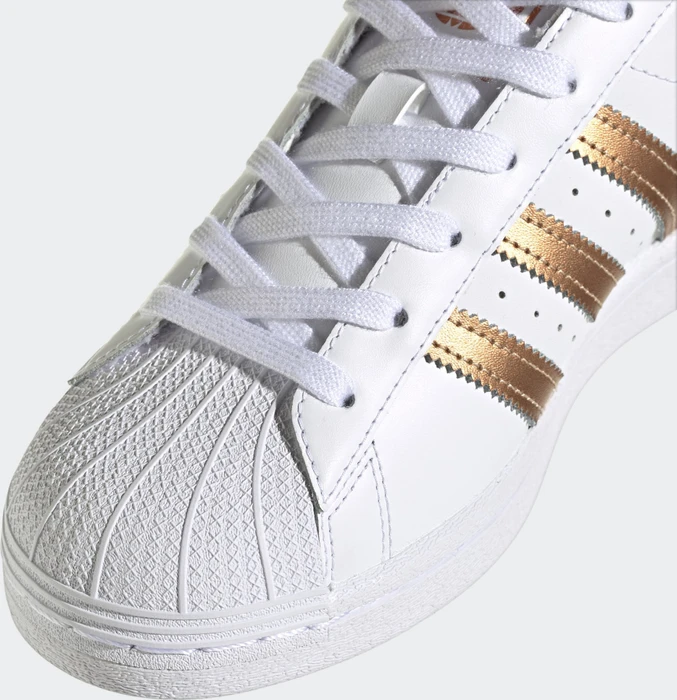 adidas Superstar cloud white/copper metallic/core black (Damen)