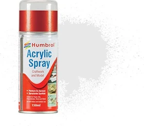 Humbrol Acrylic Spray Paint 34 white matt, 150ml
