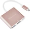 SilverStone EP08 USB 3.0 Typ-C auf HDMI Adapter, pink Vorschaubild