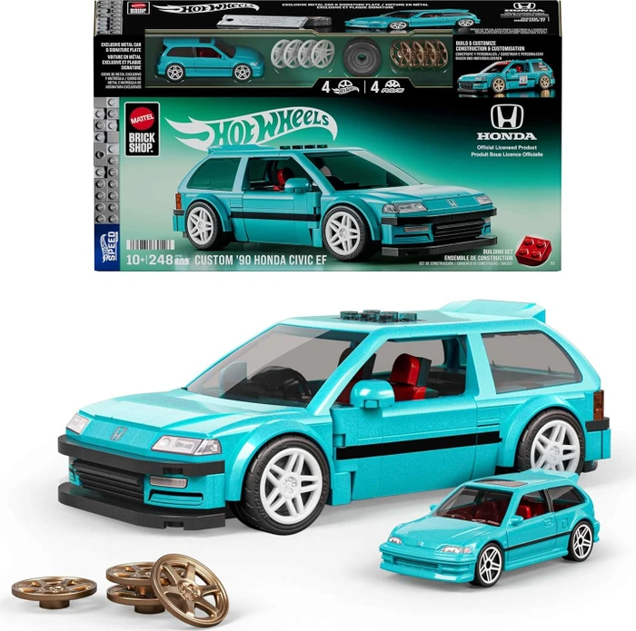 Mattel Brick Shop Hot Wheels Custom '90 Honda Civic EF