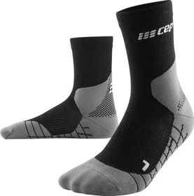 CEP Hiking Light Merino Mid Cut Socken schwarz/grau (Damen)