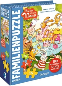 Oetinger Unser Familien-Puzzle Sieben kleine Hasen