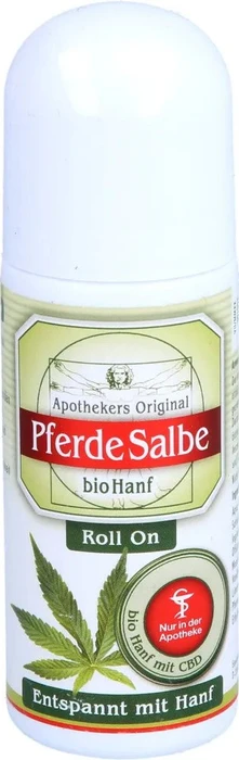 Apothekers Original Pferdesalbe bio Hanf Roll-On Gel, 75ml