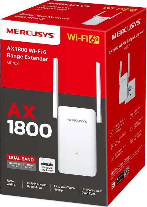 Mercusys ME70X, AX1800