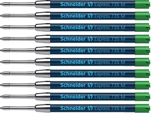 Schneider Express 735 Großraummine G2 M grün, 10er-Pack