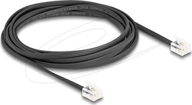 DeLOCK Telefonkabel RJ-11 [Stecker] auf RJ-11 [Stecker] 2m schwarz