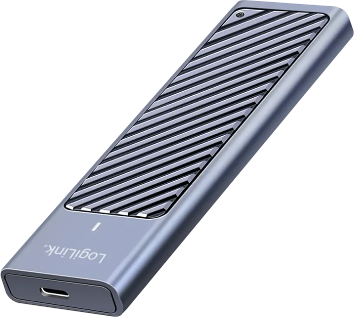 LogiLink externes Gehäuse, M.2 NVMe SSD, USB-C 3.2