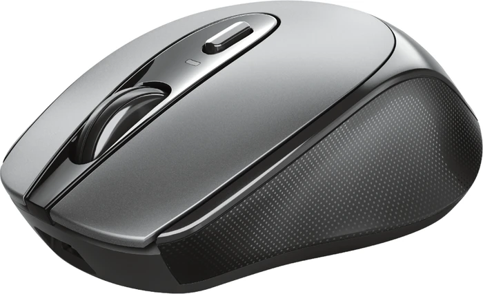 Trust Zaya Rechargeable Wireless Mouse grau/schwarz, USB