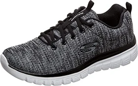 Skechers Graceful Twisted Fortune schwarz/weiß (Damen)