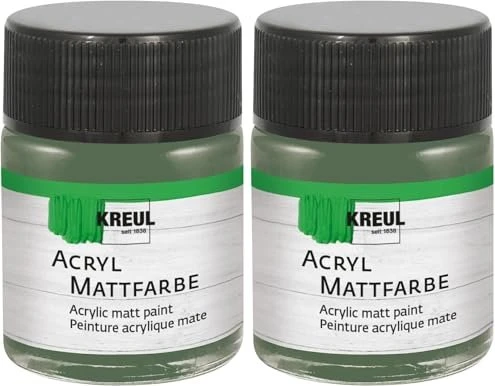 Kreul Acryl Mattfarbe, russischgrün, 50ml