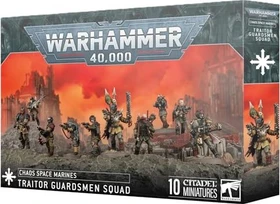 Games Workshop Warhammer 40.000 - Chaos Space Marines - Traitor Guardsmen Squad