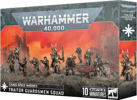 Games Workshop Warhammer 40.000 - Chaos Space Marines - Traitor Guardsmen Squad