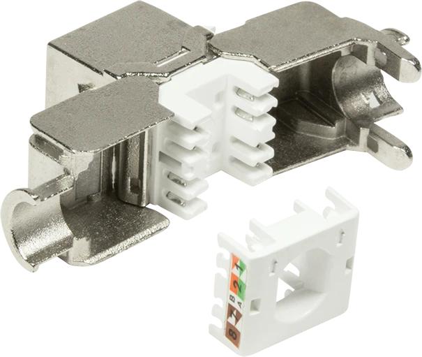 LogiLink Keystone Modul RJ-45 Buchse via Verlegekabel Cat6a
