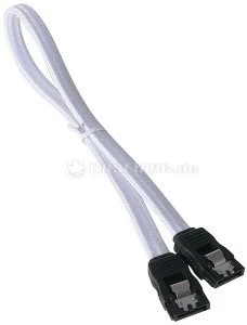 BitFenix Alchemy SATA 6Gb/s Kabel weiß/schwarz 0.3m