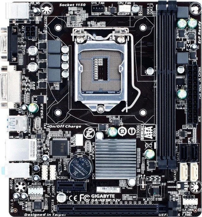 GIGABYTE GA-H81M-S2V (Intel 1150)
