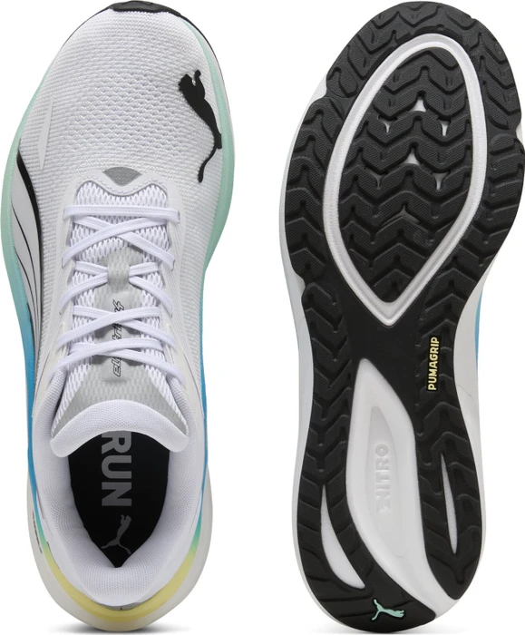 Puma Electrify Nitro 4 puma white/mint melt/speed blue (Herren)