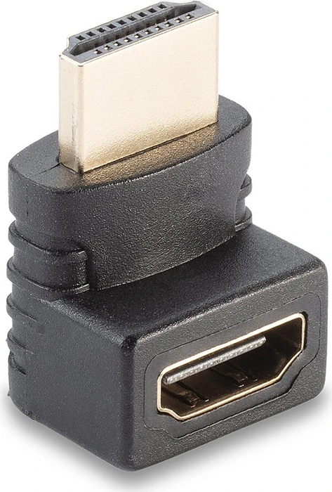 Lindy 4K HDMI Typ A Stecker/Buchse Adapter gewinkelt 90° oben